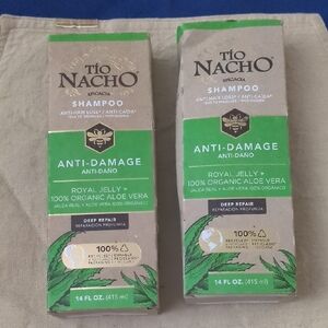 Tio Nacho Anti-Damage Shampoo with Aloe Vera - Green Now Only $15 For Both